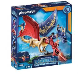 PLAYMOBIL DRAGONS DREAMWORKS - LES NEUF ROYAUMES - WUWEI AVEC JUN (THE NINE REALMS) #71080